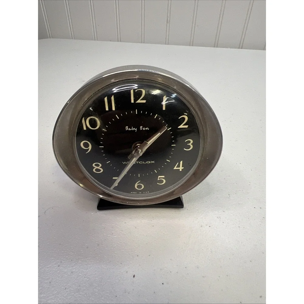VINTAGE WESTCLOX BABY BEN 58056. PREOWNED Working